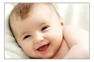 JGT New-Born Baby Girl/Boy Poster for Wall Pregnant Women Cute Large Posters in Room Bedroom with Big Size Matt Finish, Size - 12 x 18 Inch