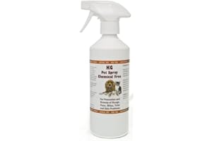 Natural Enzymes KG Pet Spray 500ml Rids & Protects from Mange, Fleas, Ticks, Mites & Itchy Skin Problems, Promotes Hair Re-Growth. SLS, Paraben, Pesticide & Chemical Free