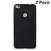 Produktbild Huawei P8 Lite 2017 Hülle Dünn Silikon, Asnlove 2 Pack Handy Schutzhülle für Huawei P8 Lite 2017 Hülle TPU Silikon Backcover Case Handytasche Einfarbig Telefon-Kasten Tasche Schutz Cover, Schwarz