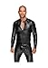 Produktbild Noir Handmade Wetlook-Jacke mit PVC-Zierfalten - M - Schwarz, 1er Pack(1 x 1 milliliters)