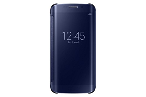Preisvergleich Produktbild Samsung efzg928cbegca Rand Klar View Cover GS6 Plus Blau / Schwarz