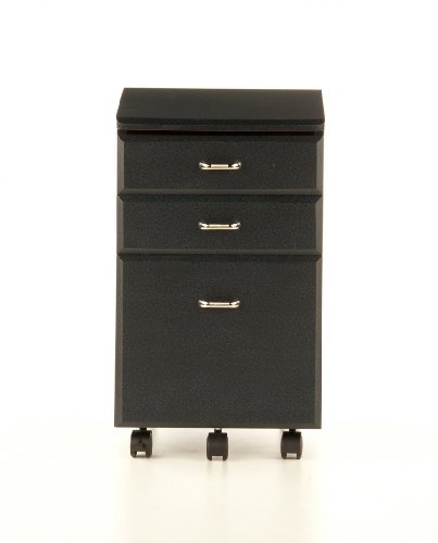 hjh OFFICE 673800 Rollcontainer EKON graphit, inkl. 3 Schübe, grundsolide Verarbeitung, optimal für Schreibtisch, Büromöbel, Schreibtisch Container, Rollkontainer Büro, Rollkontainer mit Schubladen - 17