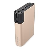 Belkin Premium MixIt Metallic RockStar Power Bank (inkl. Lightning- und Micro-USB-Kabel, 2 USB Anschlüsse, 6600mAh, Battery Pack für Tablets und Smartphones) gold   31gWdONan5L