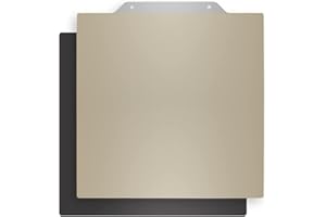 Toaiot - Placa de acero flexible (165 x 165 mm, 6,49 x 6,49 pulgadas, con PEI + base magnética B, superficie de impresión, manta de cama caliente, compatible con Flashfoge Adventurer 3, Lulzbt Mini 2