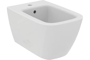 Ideal Standard - i.life B Bidet sospeso monoforo con fissaggi completamente nascosti. Bianco