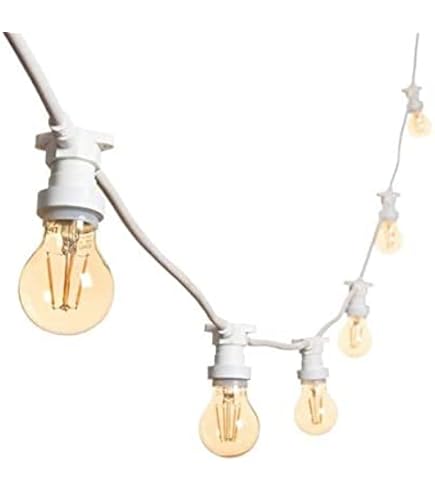 Cordoniera Con 10 Portalampada E27 - Cavo 10 Metri, IP44 Per Interni Ed Esterni - Foto 11