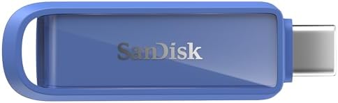 SanDisk Unità per telefono con USB Type-C 512 GB (per smartphone, tablet e computer, velocità fino a 150 MB/s, backup automatic, recupero dati) - Maritime Blue