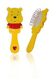 Pelo Cartoon Kids Hair Brush Comb Soft Bristles for Boys and Girls Random Design (model 1)