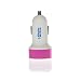 Produktbild Naruba Media Auto-KFZ-USB-Dual-Ladegerät | Car Charger | 37,2W / 3,1A für Apple iPhone 7/6 etc. und Android-Geräte wie Samsung Galaxy S6 uvm. - High Qualität und Quick Charge | für Zigarettenanzünder (Rosa-Pink)