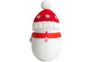 KEEPAA Scaldamani USB Power Pupazzo di neve ricaricabile, scaldamani portatile USB, scaldamani tascabile 6000 mAh