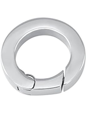 Quiges - Halskette Verbindungsring Carrier Edelstahl