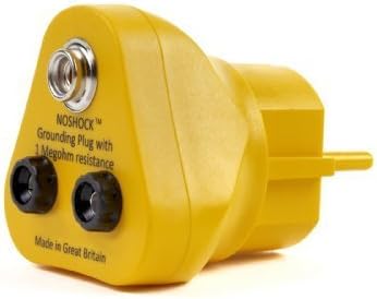 Anti-Static ESD Earth Grounding Bonding Plug With Various Connections (EU 2 x4mm sockets and 1 x 10mm stud)