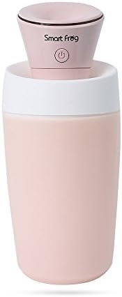 SmallSci Smart Frog Mini Humidifiers Personal Travel Humidifier USB Portable Air Purifier for Car , Home, Yoga, Office, Spa, Bedroom, Baby Room (Rose)