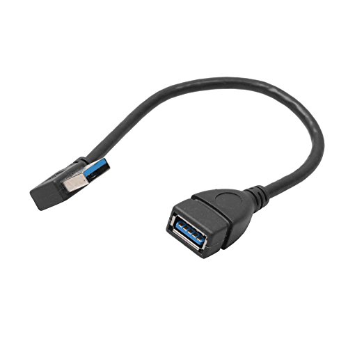 Balai Right Angle USB 3.0 Male to Female Extension Cable for Apple Pro Macbook Retina Series, 7.9inch USB3.0 Connector Kabel Male to Female for Computer, Tablet PC, TV, DVD player - 2
