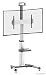 Produktbild RICOO TV Ständer Universal Standfuß Halterung Neigbar Drehbar FS0464 Schwenkbar mit Rollen Höhenverstellbar LCD LED Fernseher Stand Möbel DVD Rack Receiver Regal Ablage VESA 600x400