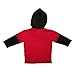 Spiderman Infant Pullover Long Sleeve Hooded Jersey T Shirt 18M Red & Black