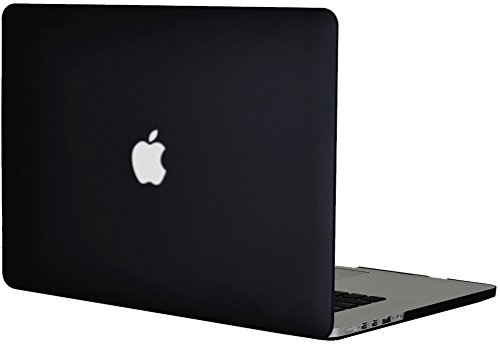 Topideal 15-Inch Rubberized Frosted Hardshell Case Cover for MacBook Pro 15 4  with Retina Display A1398 - NEWEST VERSION  Topideal 15-Inch-Black