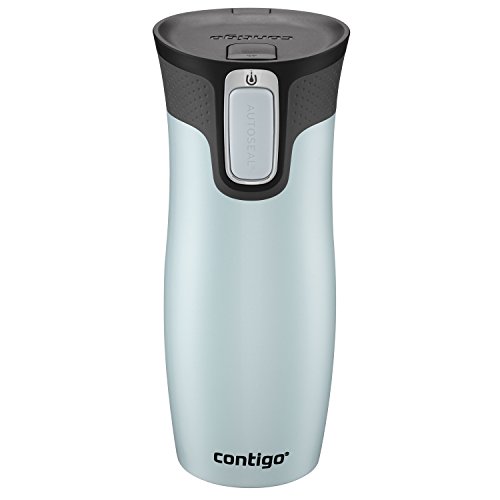 CONTIGO Thermobecher WEST LOOP 2.0 Polar White 0,47 L mit persönlicher Rund-Gravur gelasert mit automatischem AUTOSEAL-Verschluss auslaufsicher polarweiß - 3