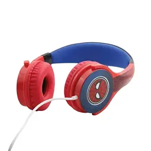 Reconnect Marvel Disney Sound Suit Kids Edition Series 100 Wired Headphone Specially Crafted for Children, 40mm Speaker Driver, Soft Sound qulaity, Sensitivity Limited Upto 85db (Spiderman)