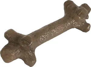 Pet Qwerks BarkBone Peanut Butter Flavor Chew Stick - Durable Dog Bones for Aggressive Chewers, Tough Extreme Power Chewer Toys with FDA Compliant Nylon - for Large Breed Dogs