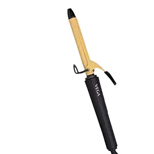 VEGA Ease Curl 19 mm Barrel Hair Curler With Ceramic Coated Plates, (VHCH-01), Beige