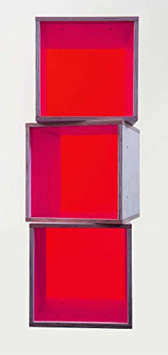 Preisvergleich Produktbild iCube das Regal mit roter Plexiglasscheibe 3er Set in PREMIUM QUALITÄT