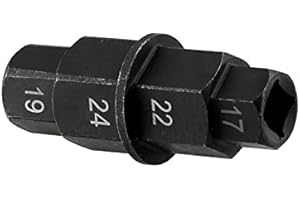 通用 Attrezzo per ASSE Esagonale per Moto 17mm 19mm 22mm 24mm Adattatore per Presa mandrino per mandrino Esagonale Esagonale