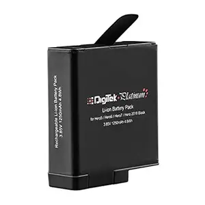 DIGITEK DBG 567 Go Pro Rechargeable Battery | Compatible with Hero-5, Hero-6, Hero-7, Hero-2018 | Capacity 1250mAh (DBG 567)