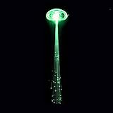 Multicolor-Lichter: Die LED-Lichter der optischen Faser würden nach dem Einschalten des Schalters leuchten. Mehrfarbige LED-Zöpfe verteilen die Haarsträhnen auf der Rückseite des Haares und verleihen der Nacht ein zusätzliches Flair