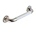 Produktbild WEI MING Shop-Sicherheit Haltegriffe Greiferstange SUS 304 Edelstahl-Haltegriffe Polierte Chrom-Sicherheits-Stützschiene Ältere / Behinderte Handläufe Aid Hold für WC / Dusche Badezimmer mit weißem Nylon Anti-Rutsch-Griff (2 Größen) Treppengeländer ( größe : 58cm )