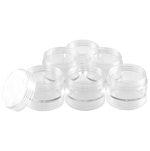 18 Stück Stapeldöschen Gr. 2 — 10ml (leer) Leerdöschen transparent – keine Einzeldöschen - 2