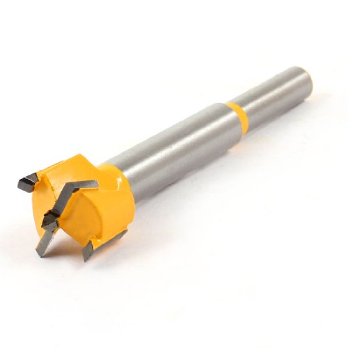Hartmetall Spitze 19 mm Dia Holz Schneiden Scharnier Boring Bit Gelb für Woodworker