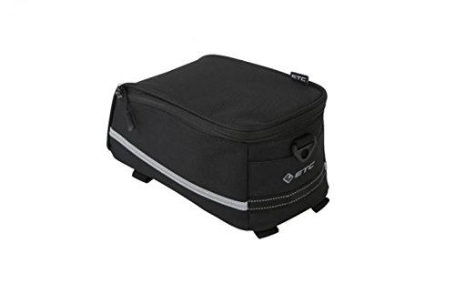 Preisvergleich Produktbild ETC Unisex Top Tube Fassung Fahrradtasche, Schwarz