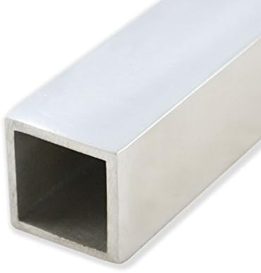 Aluminium Box Section | 1/2" Width x 1/2" Height x 16G Thickness | 0.5m - 5m Lengths | Length: 5m