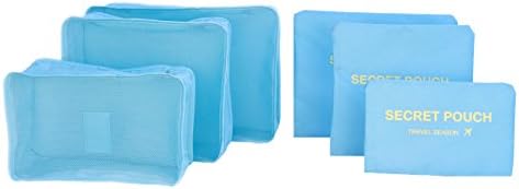 6PCS/Set Waterproof Clothes Storage Bags Packing Cube Travel Luggage Organizer Bag