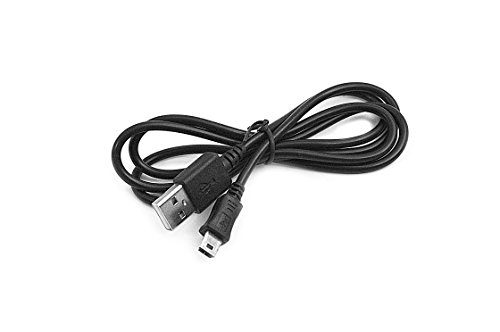 Kingfisher Technology 90cm USB Data Synch and Charger Power Black Cable Lead Adaptor (22AWG) for Snooper Truckmate Pro S5000 S5000T GPS - 2