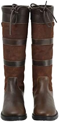 Hyland Hy Equestrian Bakewell Long Country Boot - 38 - Dark Brown
