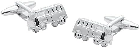 New VW Campervan Cufflinks in Silver