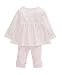 Mamas and Papas Baby-Girls 2 Piece Peplum Clothing Set, Pink, 6-9 Months
