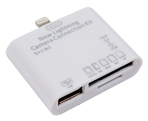Lightning Camera Connection Kit – geeignet für Apple iPad 4, alle iPad mini Modelle, iPad Air und iPad Air 2