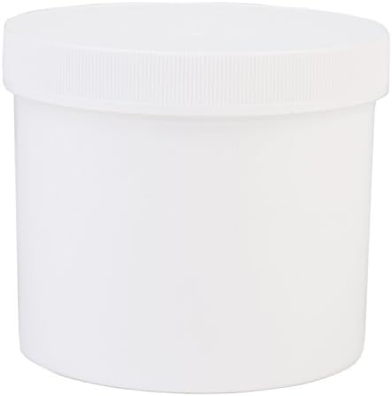 Consolidated Plastics 41740 Wide-Mouth Jar with Cap, 4 oz., White, 80 Piece