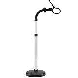 Blow Dryer Styling Stand Hands Free Adjustable Height with Sucker, Hair Dryer Holder Stable Removable Suction Up Base for Bathroom Women Pets