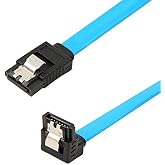 PrimeX Plus Sata Cable, 0.5 Meters, HDD/SSD Compatible, Sata3 Data Transfer, Blue