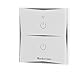 Price comparison product image Smart Light Switch WIFI switch Compatible with Alexa and Google Assistant, Timing Schedule, APP Control from Anywhere Overload Protection No Hub Required-Neutral wired Required Touch Screen-2 Gang