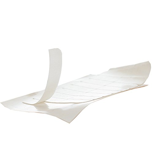 LCP Hairproducts® 10 x Tapeband Klebeband Streifen für Tape In Extensions – durchsichtig – 4 cm breit und 8 mm hoch – Top Qualität - 2