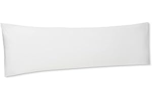 DECASATEXTIL®- Almohada para un descanso de calidad - Fibra hueca siliconada de alta densidad, indeformable, hipoalergénica, antiácaros, tacto suave, firmeza media -Soñar cuesta muy poco. (40 x 180cm)