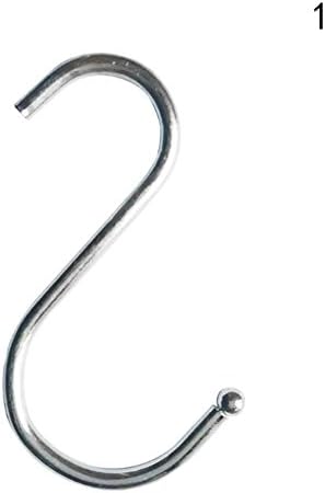 Flying Light 1pcs S Shaped Hooks Suitable for Kitchen Hanger Storage Holders Household (9CM)