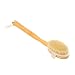 Imported Removable Long Bamboo Handle Natural Bristles Scrubber Bath Brush Massage RS.530.00