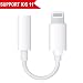 Produktbild Jack Adapter, Blitz auf 3,5 mm Kopfhöreranschluss Adapter für Phone 8 / 8Plus 7 / 7Plus Phone X Pod / Pad Blitzanschluss auf 3,5 mm AUX Audio Jack Kopfhörer Extender Jack Stereo Dual Adapter & Splitter mit, Audio Jack Kopfhörer Kabel Kopfhörer für Phone 7 / 7Plus - Unterstützung 11 (weiß)