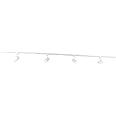 Qazqa - Modern Track System White 4-Light 1-Phase - Yade- - Modern - Suitable for LED GU10 | 4 Way Light - Aluminium Surface-Mounted spotway Light - Suitable for Bedroom I